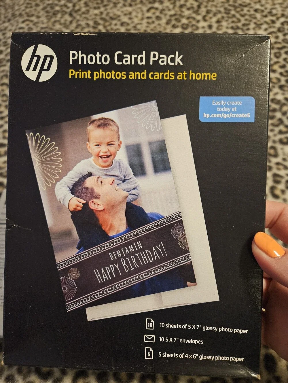 HP 5x7 photo